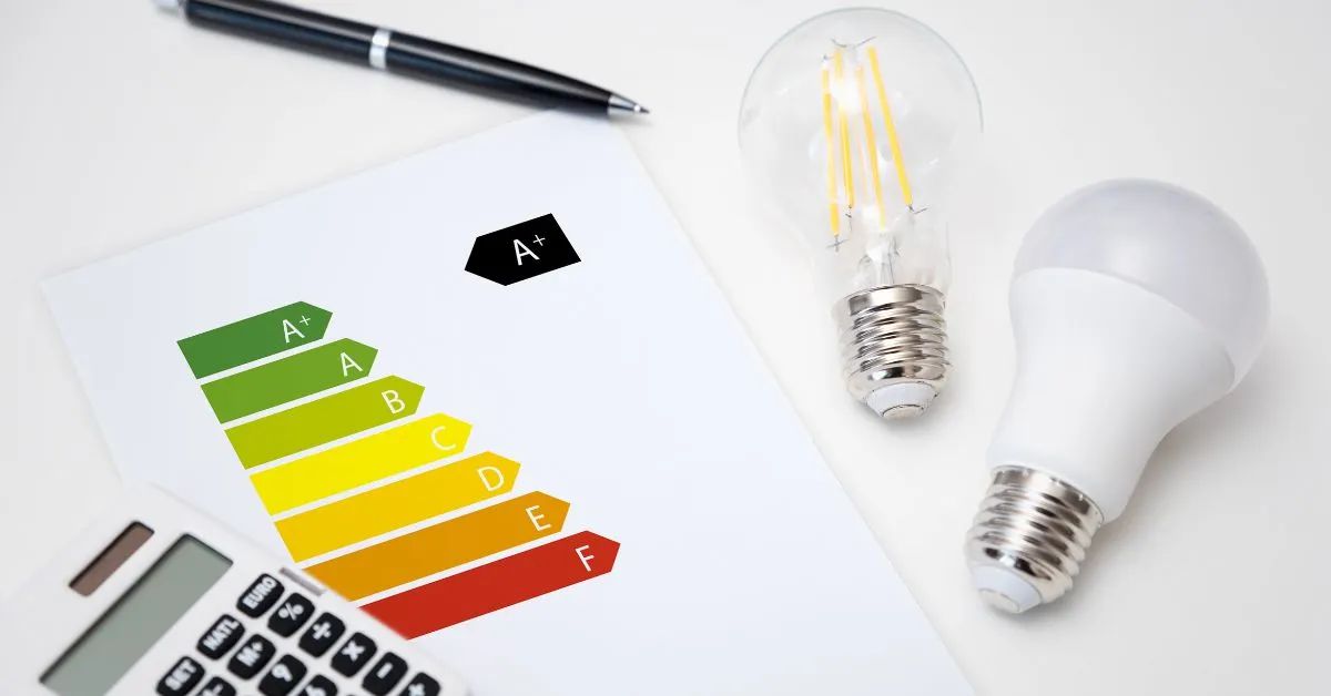 energy ratings on paper with calculator 